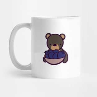 Black Bear Bearing Bluebearies Mug